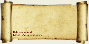 Anđela Milijanović vizit kartica